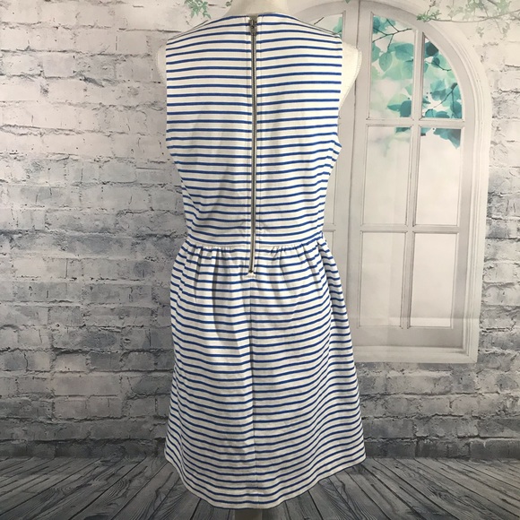 J.Crew Striped Dress Sz M (L33) - Picture 3 of 6